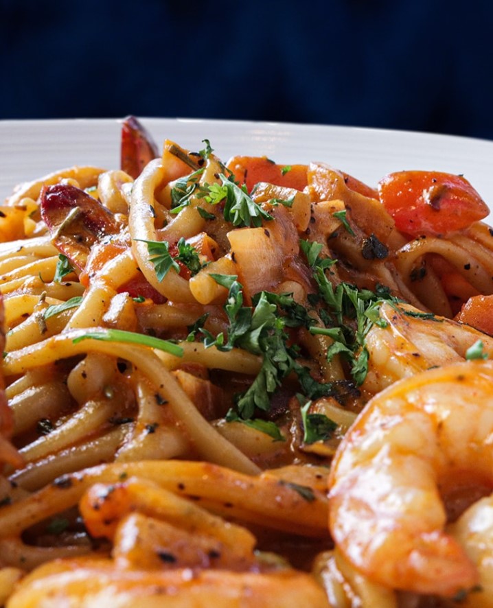 Creole Shrimp Pasta - 26 Beach - Marina del Rey